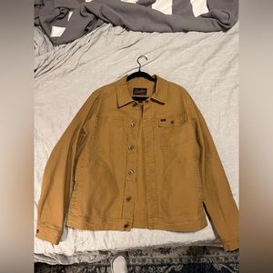 Howler brothers Depot Jacket - color tan size large. NEVER WORN
